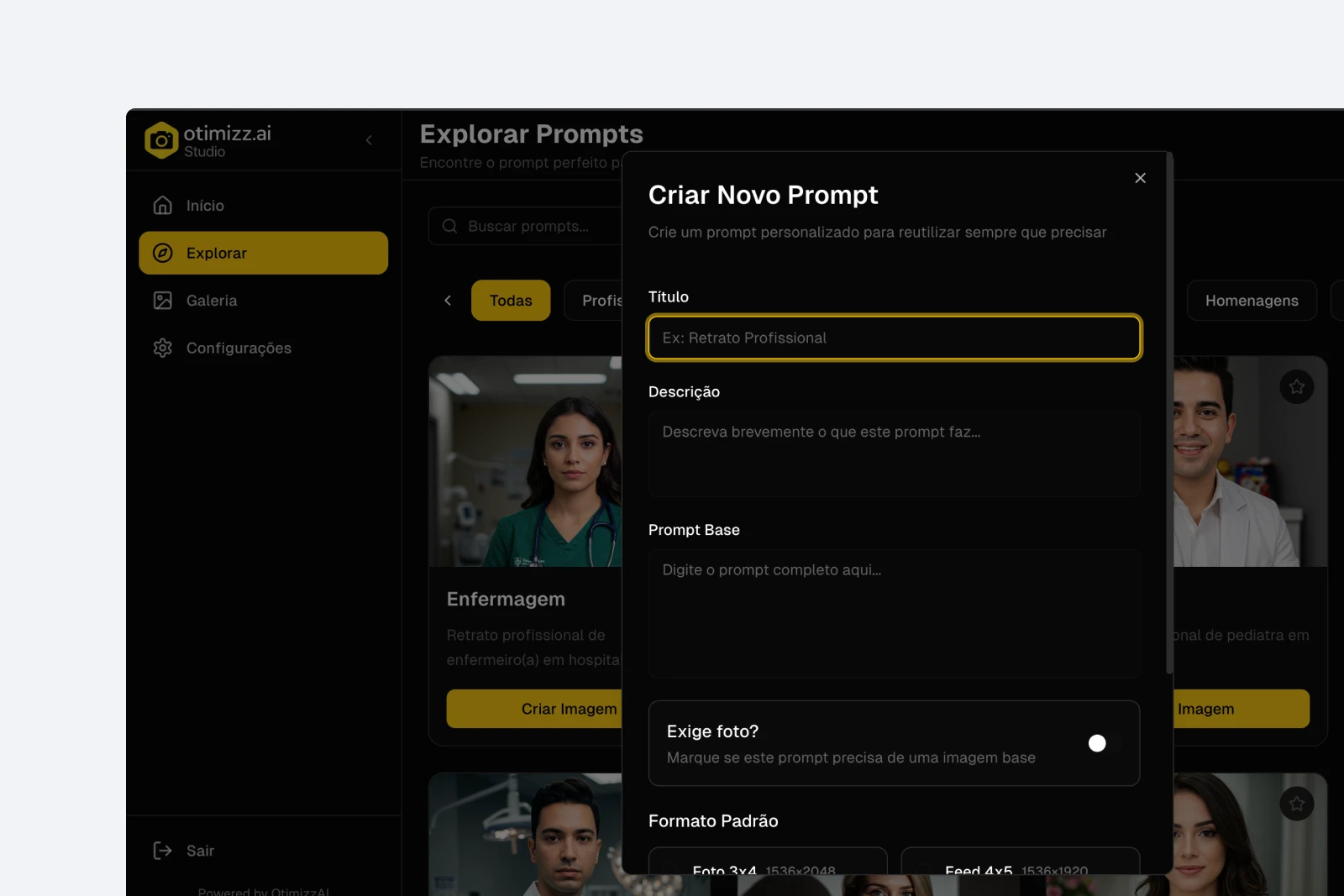 customização de prompt